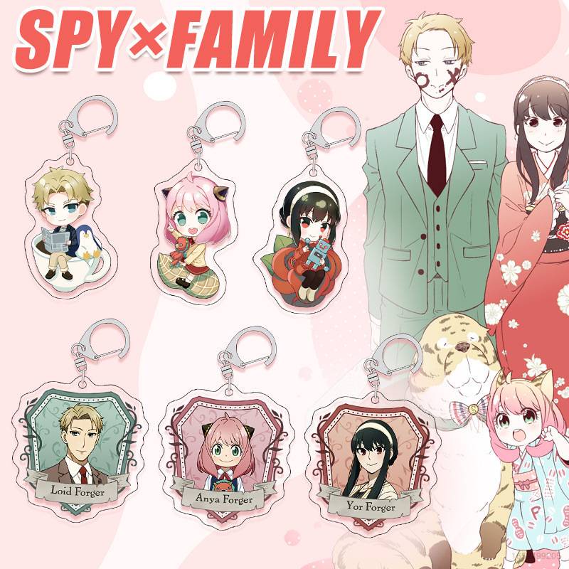 Móc Khóa Nhựa Acrylic In Hình Nhân Vật Phim Anime Dễ Thương