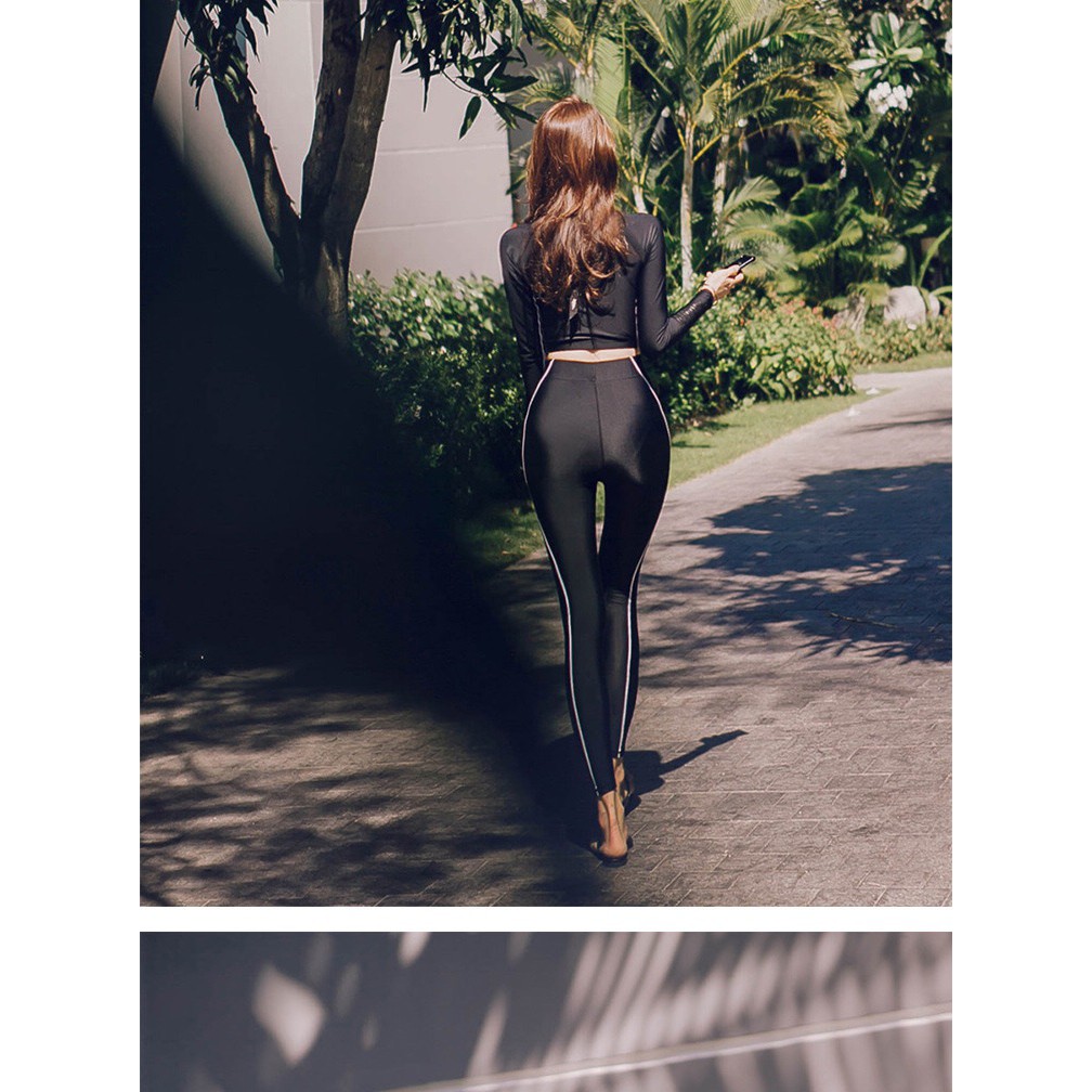 2356 - [Có sẵn] Bộ đồ bơi / Bikini Áo dài tay + quần dài Sporty Phong Cách | BigBuy360 - bigbuy360.vn