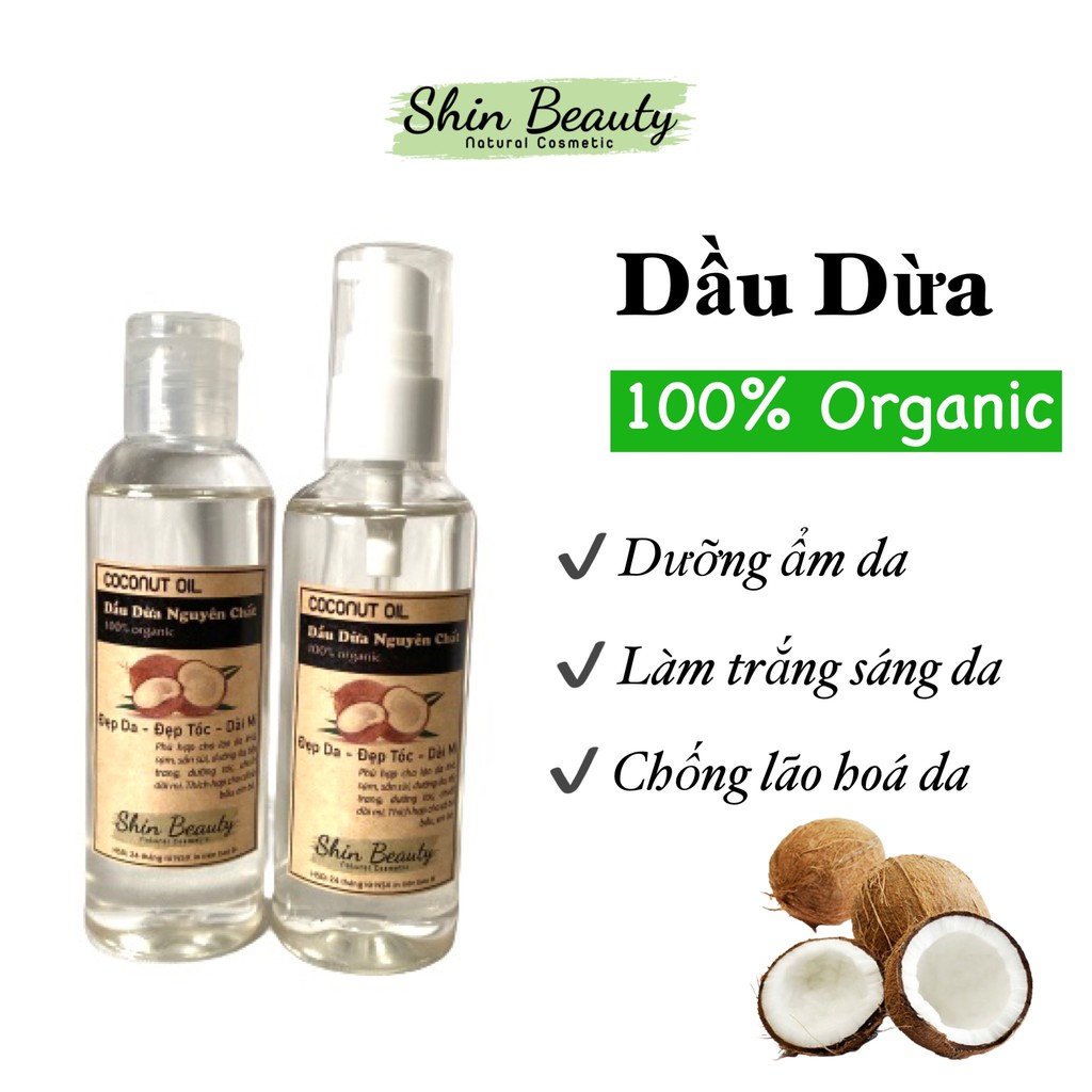 Dầu Dừa Nguyên Chất Bến Tre - Coconut Oil Hanmade 100%