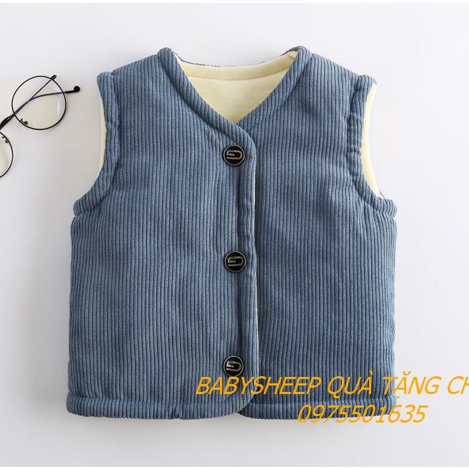 Áo khoắc gile cho bé trai bé gái
