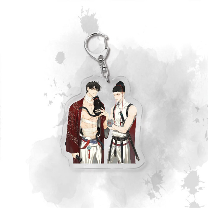 Móc khóa hình nhân vật hoạt hình Songping Anime 19 Days dễ thương