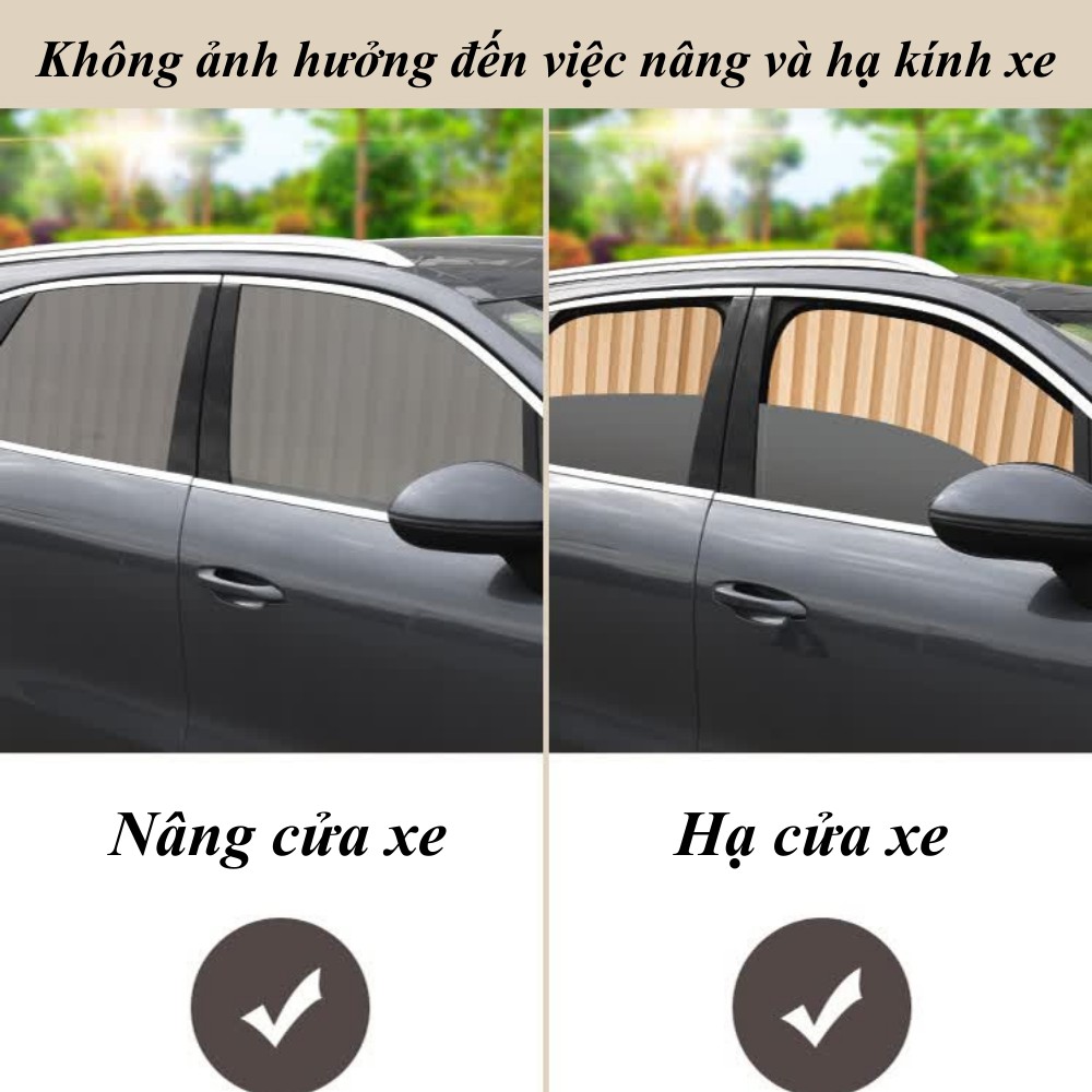 Rèm chống nắng o tô , rèm che nắng cửa xe hơi gắn nam châm tiện lợi ATILA SHOP