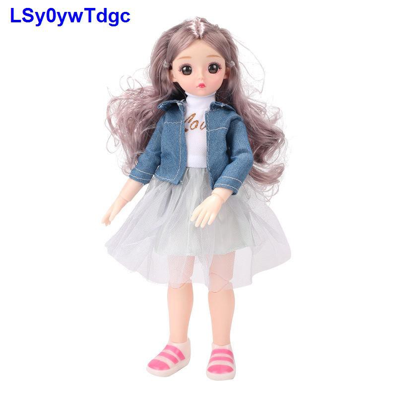 Công chúa búp bê barbie lớn tập 23 chung lưới bjd màu đỏ trẻ em quà tặng sinh nhật bé gái