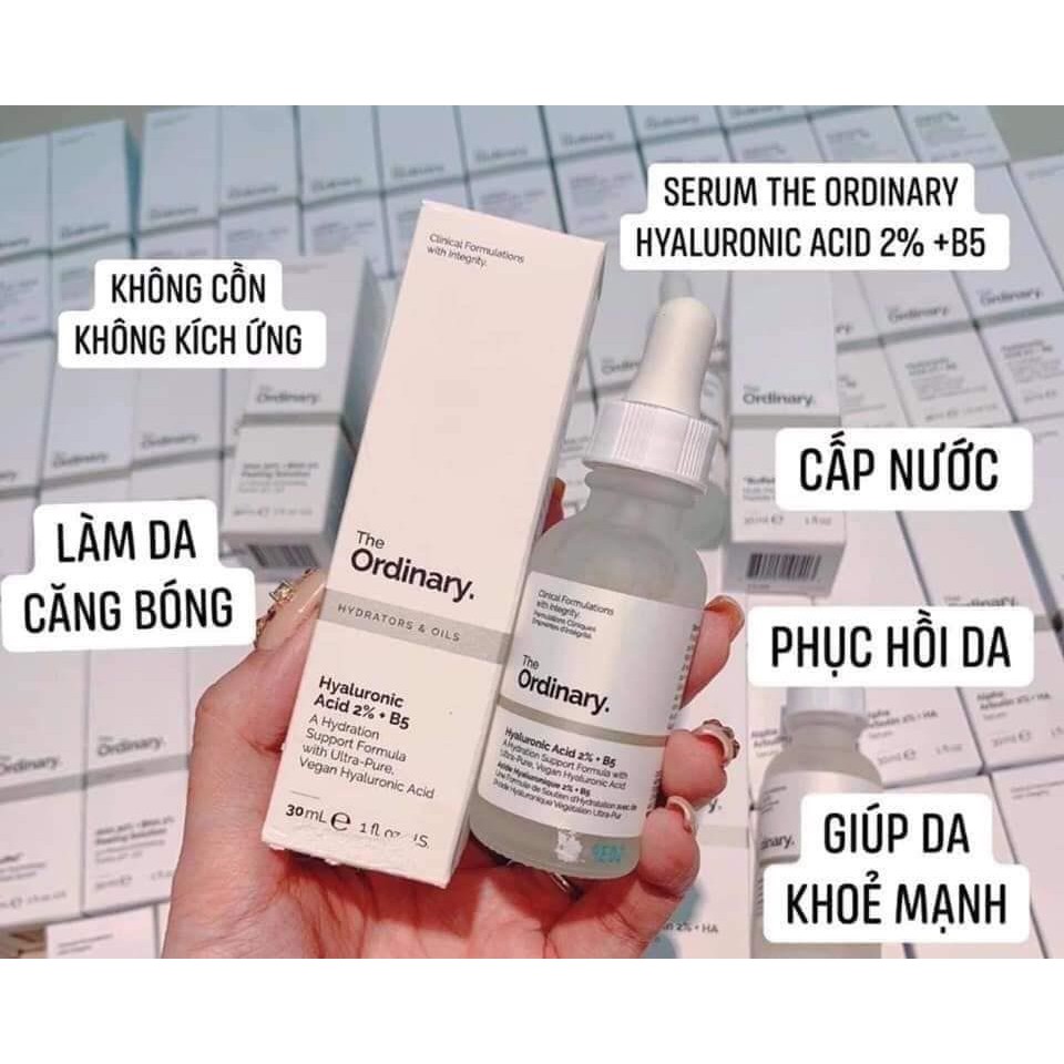 TINH CHẤT PHỤC HỒI DA THE ORDINARY HYALURONIC ACID 2% + B5