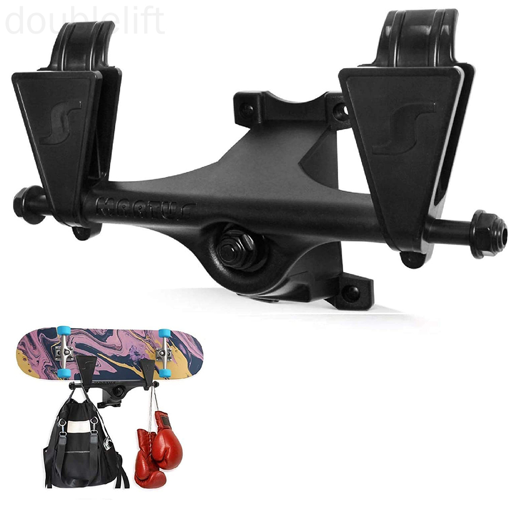 Skateboard Storage Rack Wall Mounted Skateboard Display Hanger Plastic Snowboard Holder Shelf doublelift store