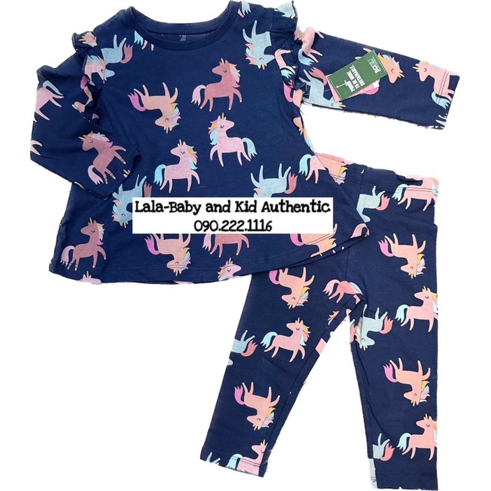 Bộ cotton dài  bé gái Matalan Auth