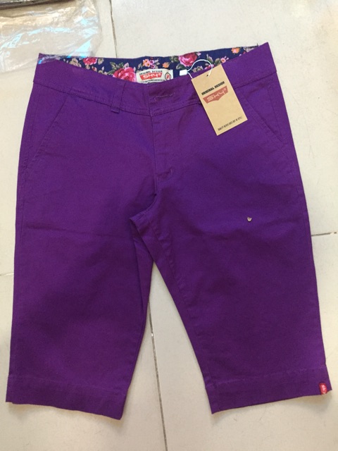 Quần lửng kaki nữ hàng xk đẹp, lên chuẩn form nha. | BigBuy360 - bigbuy360.vn