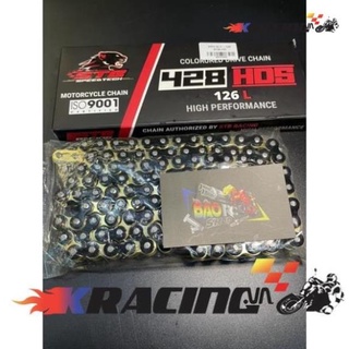 Hàng chất lượng sên vàng - 3d vàng đen 428d-126l stb chính hãng gắn xe máy