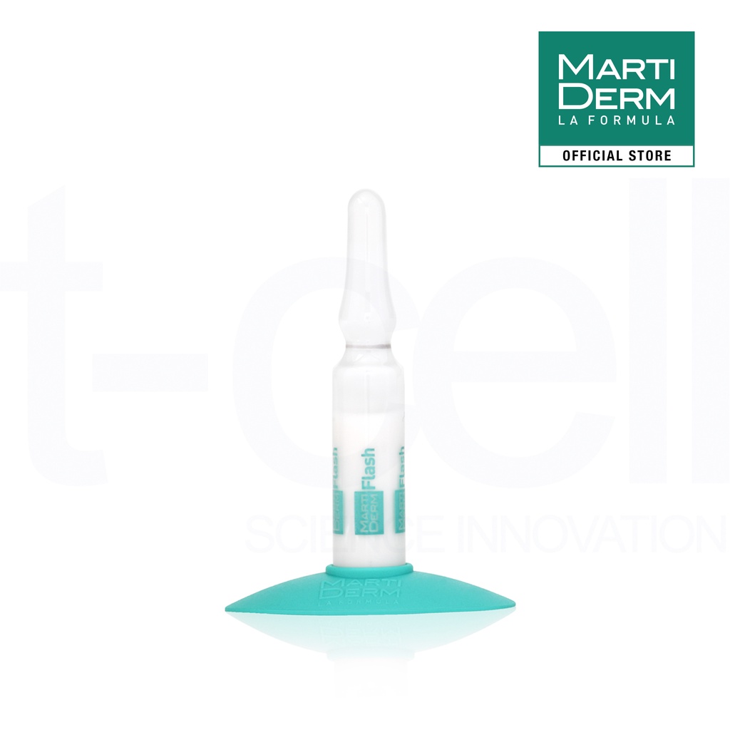 Ampoule Dưỡng Ẩm, Làm Sáng Da & Giảm Mệt Mỏi Tức Thì - MartiDerm The Originals Flash 5 Ampoules