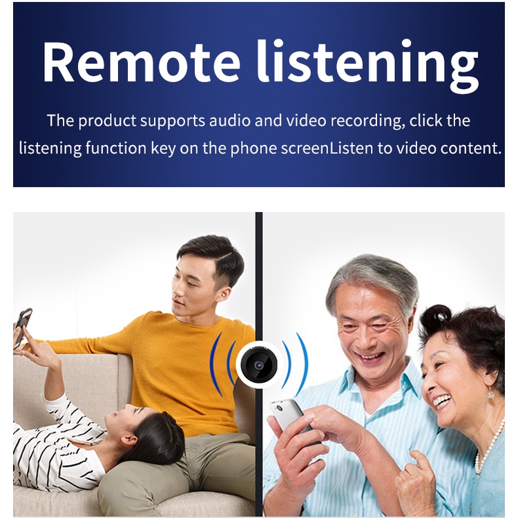 Camera an ninh không dây kết nối wifi A9 HD 1080p góc rộng | BigBuy360 - bigbuy360.vn