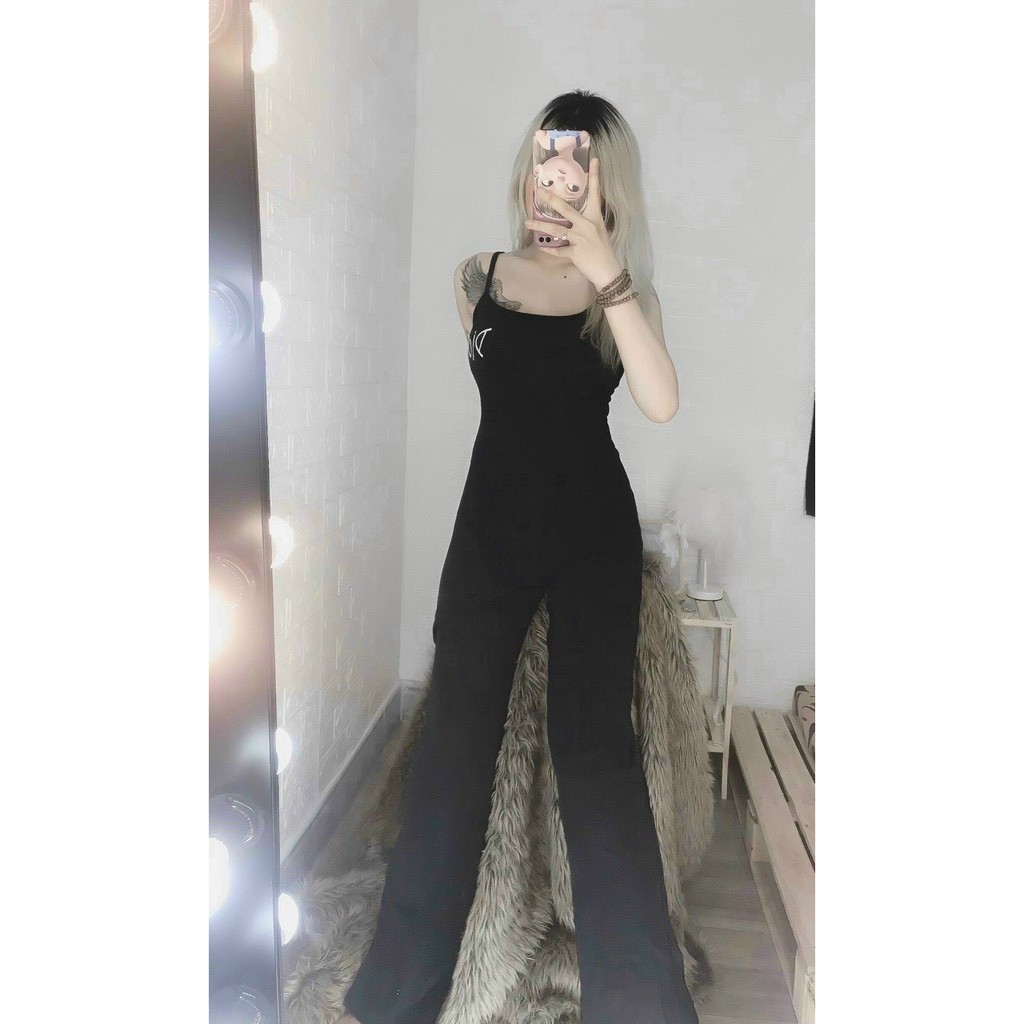 set cá tính áo vát chéo kèm tặng nón xinh chất thun thái mịn