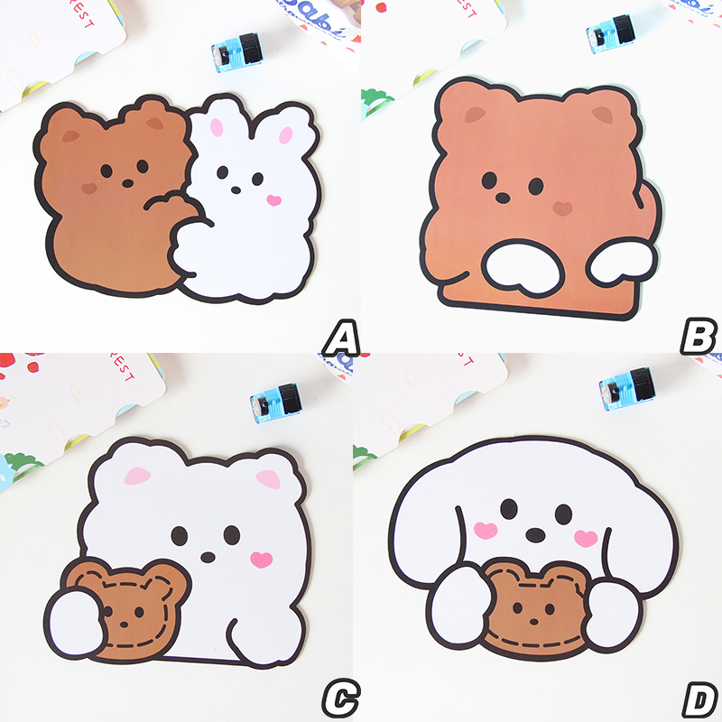 Tấm Lót Chuột Máy Tính Hình Động Vật Đáng Yêu