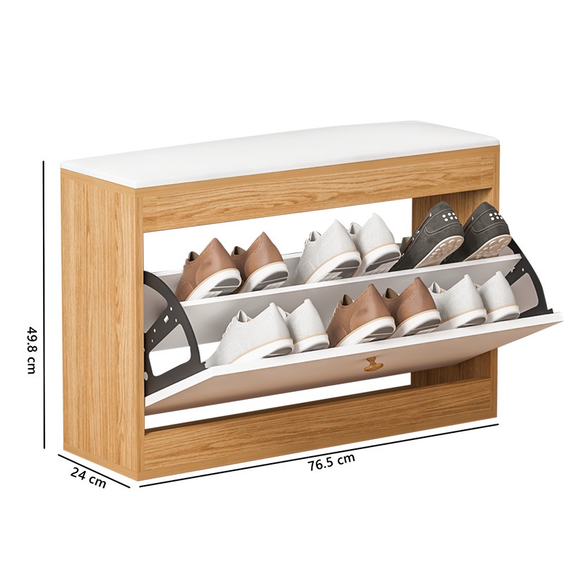 Tủ giày gỗ Mini nhiều tầng, Tủ giày dép thông minh - GP102