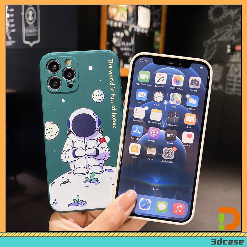 Ốp điện thoại mềm phi hành gia cho Realme 5 5s 5i C15 C12 C11 6i C17 7i C1 C2 C3 C3i Narzo 20 10 10a 20a 30a | BigBuy360 - bigbuy360.vn