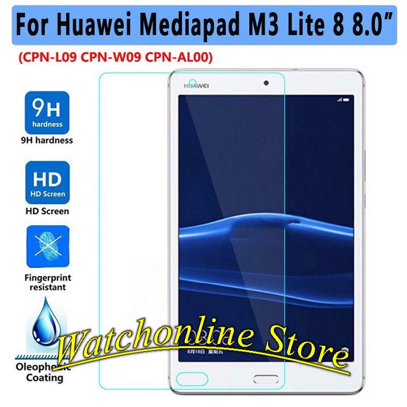 Kính cường lực Huawei Mediapad M3 Lite 8.0 (8 inch) tromg suốt