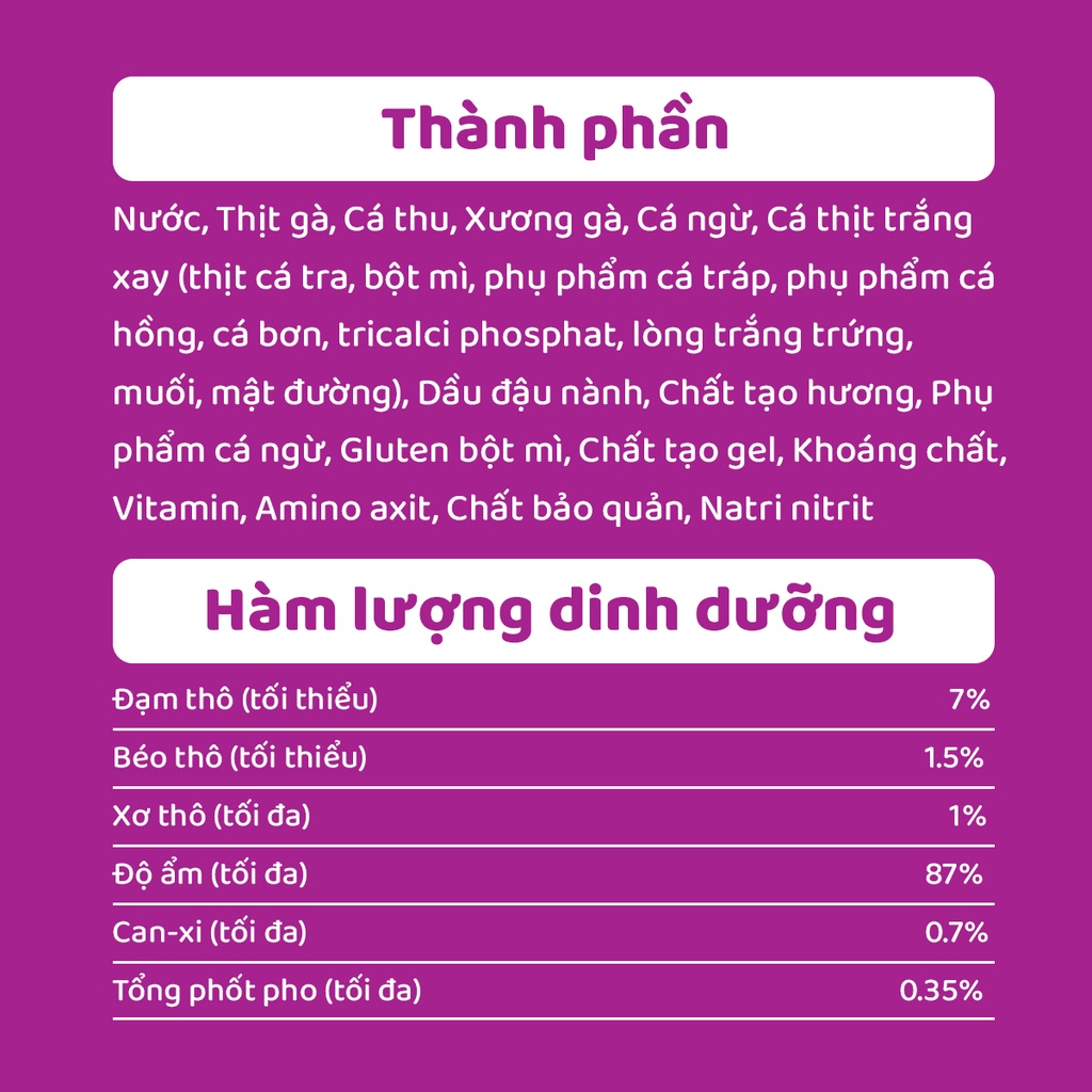 [Quà tặng không bán] Thức ăn mèo lớn Whiskas vị cá biển dạng túi 80g