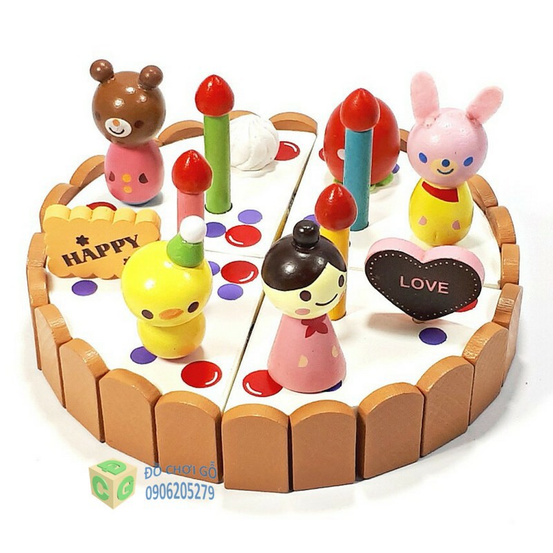 [Mã LIFETOYS1 giảm 30K đơn 99K] Đồ chơi cho bé gái - Bánh sinh nhật dâu tây