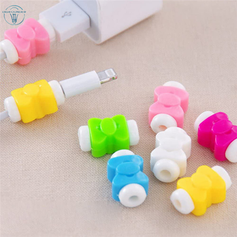 Phụ Kiện Bảo Vệ Đầu Dây Cáp Hình Bướm Dễ Thương
