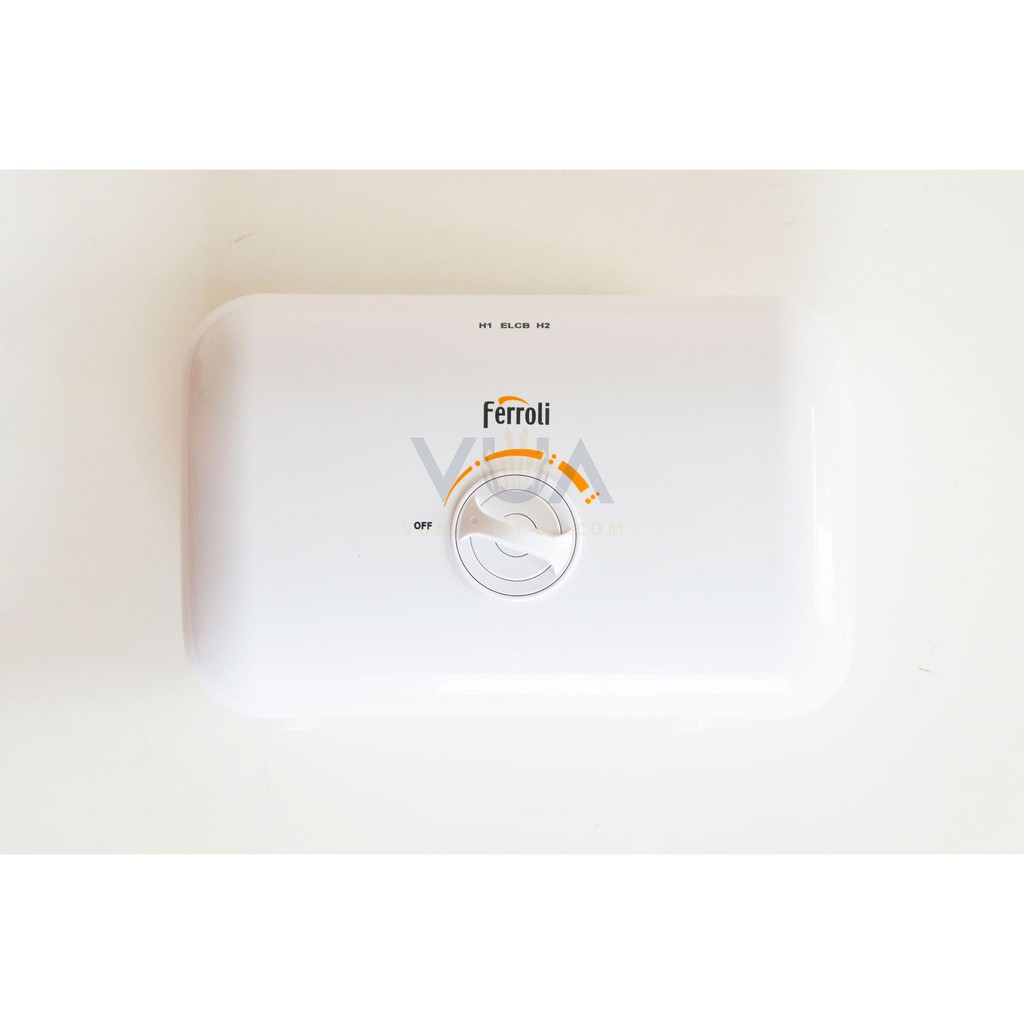Ferroli RITA TE FS-4.5TE 4500w – Có tay sen + chống giật ELCB – Bình nóng lạnh bếp trực tiếp