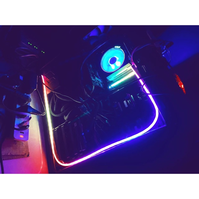 Dây LED Đồng Bộ Main MSI, ASUS, GIGA, ASROCK, COOLMOON - Hiệu Ứng RAINBOW - ARGB