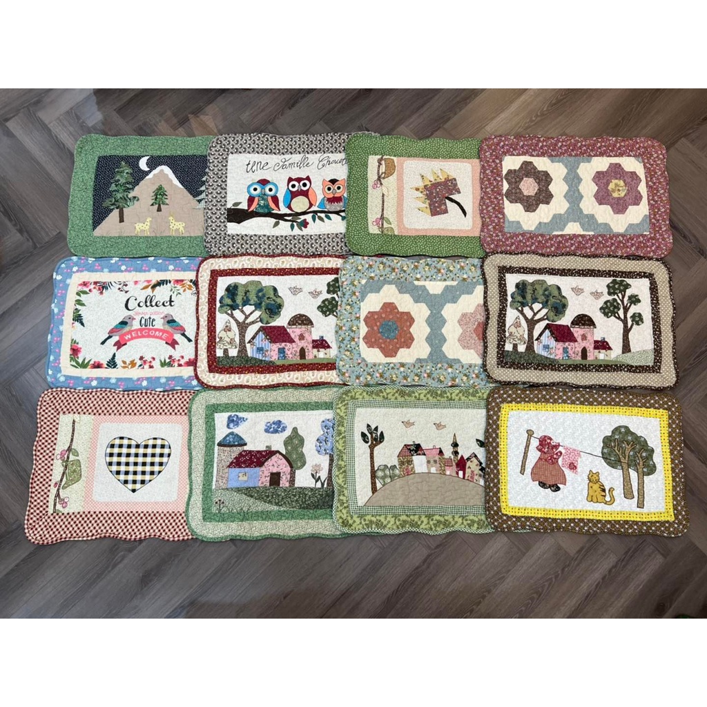 Thảm chùi chân vải cotton  - Thảm vải cotton chùi chân mềm mịn