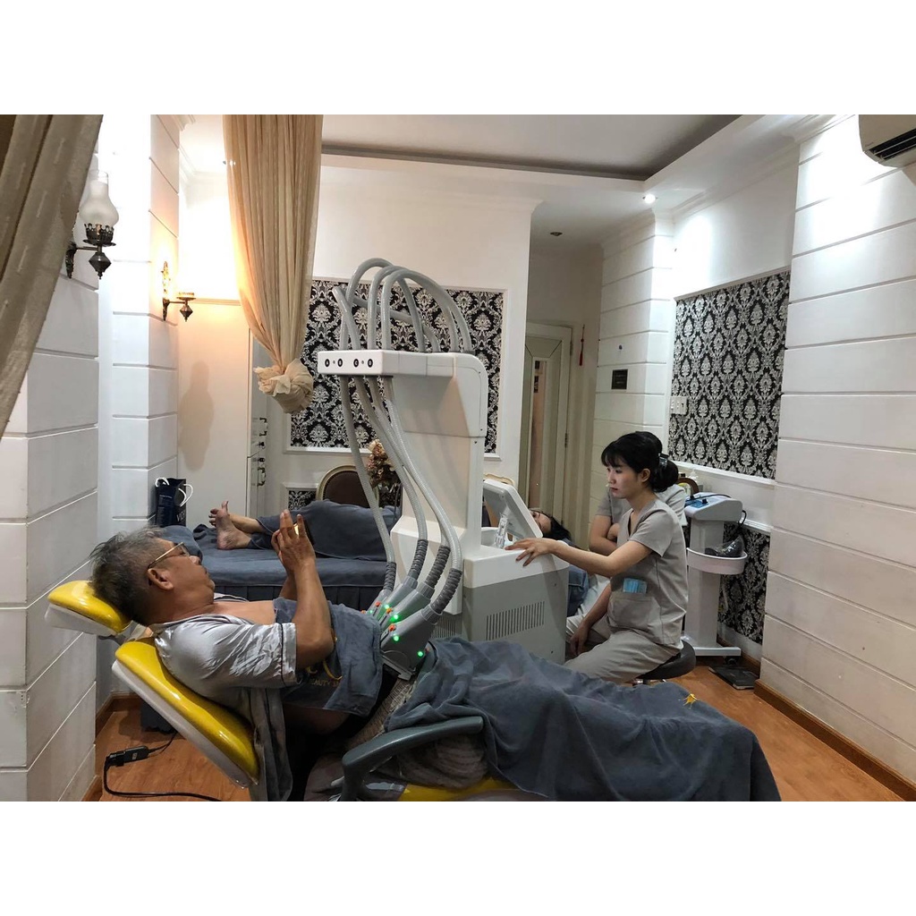 HCM  Đả thông kinh lạc giảm nhức mỏi cổ vai gáy với máy năng lượng dưỡng sinh