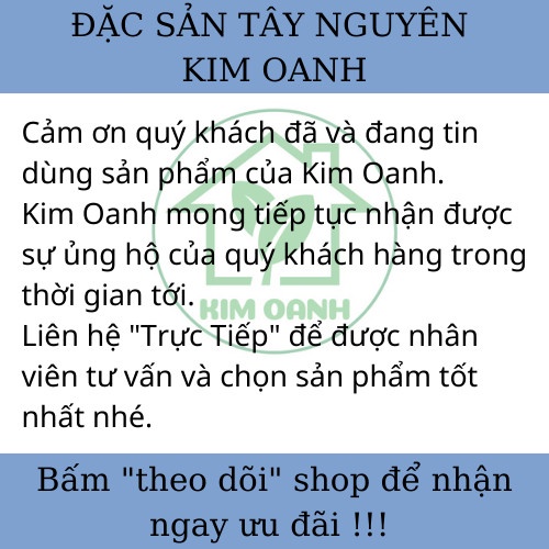 Phấn hoa nguyên chất hoa cà phê đặc sản Tây Nguyên Kim Oanh hộp 500gr