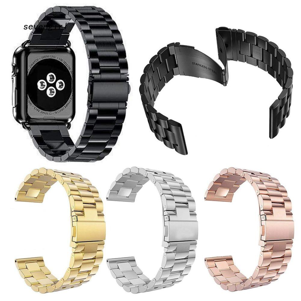 Bộ dây đeo thép không gỉ 38/42mm thay thế cho đồng hồ Apple Watch 1/2/3