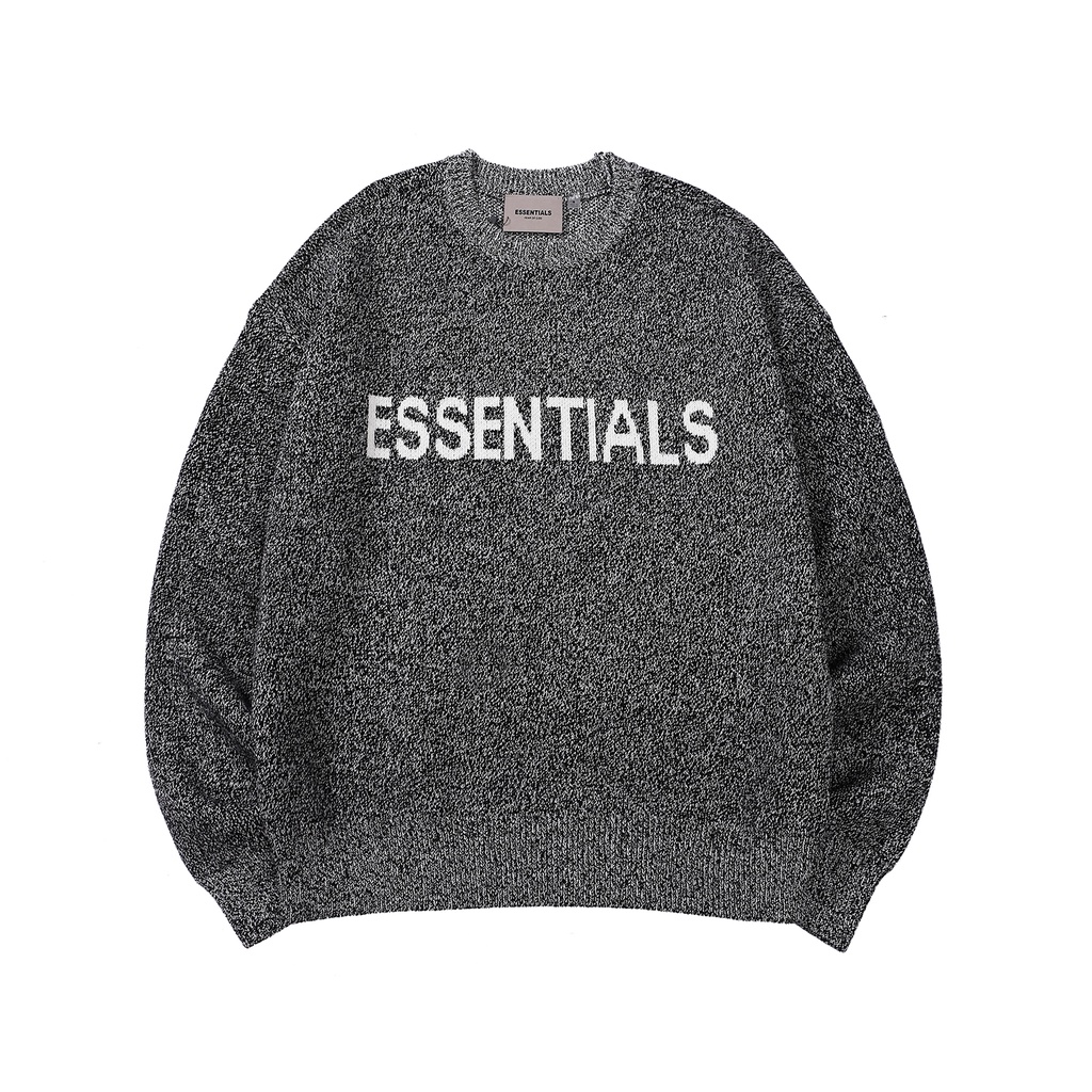 ❤❀  ❤ Áo Sweater Dệt Kim Tay Dài Cổ Tròn In Chữ Thời Trang Cho Nam Và Nữ