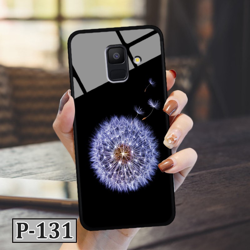 Ốp Samsung Galaxy A6 2018 - lưng kính in hình 3D