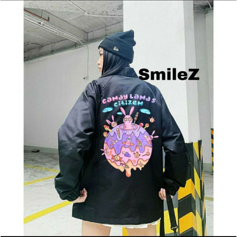 [Ảnh thật] Áo Khoác Dù Ulzzang Candy Nam Nữ Unisex Form Rộng Jacket