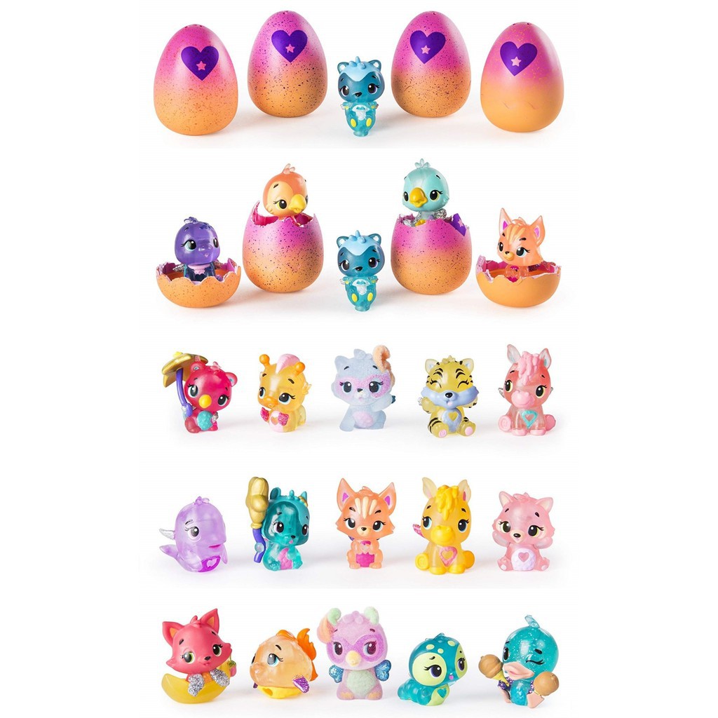 Trứng nở Hatchimals mùa 4 dễ thương - Đồ chơi vui nhộn cho bé - Giao màu ngẫu nhiên