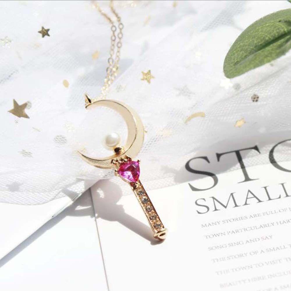 Vòng cổ Mặt Trăng Và Ngôi Sao Trong Phim Hoạt Hình|Trang Sức Thời Trang Kiểu Dáng Độc Đáo