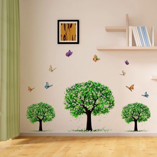 Decal dán tường 3 cây hoa xinh
