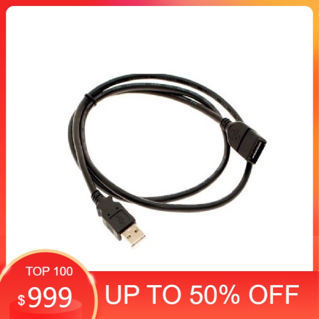 Dây nối dài usb 1.5m đen