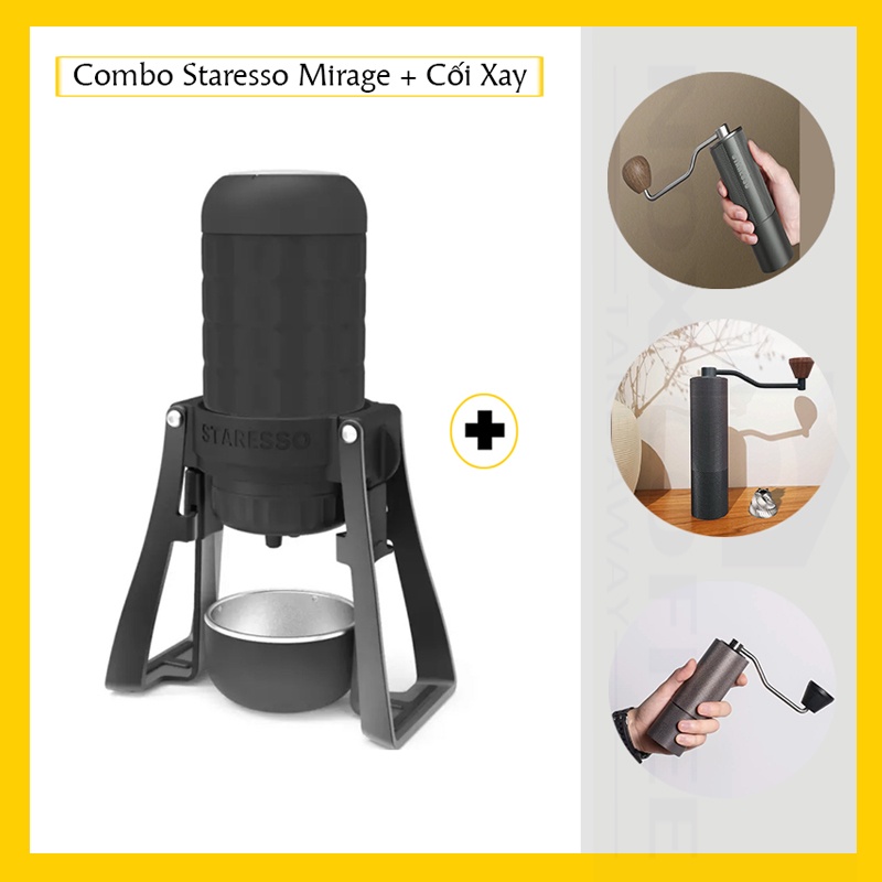 Combo Staresso Mirage và Cối Xay | Combo Staresso + Grinder
