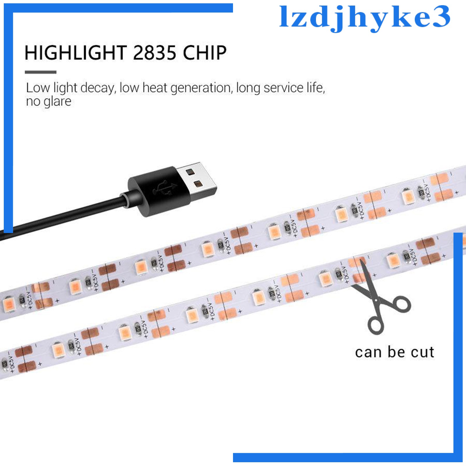 Dây Đèn Led Trồng Cây 5v 2835