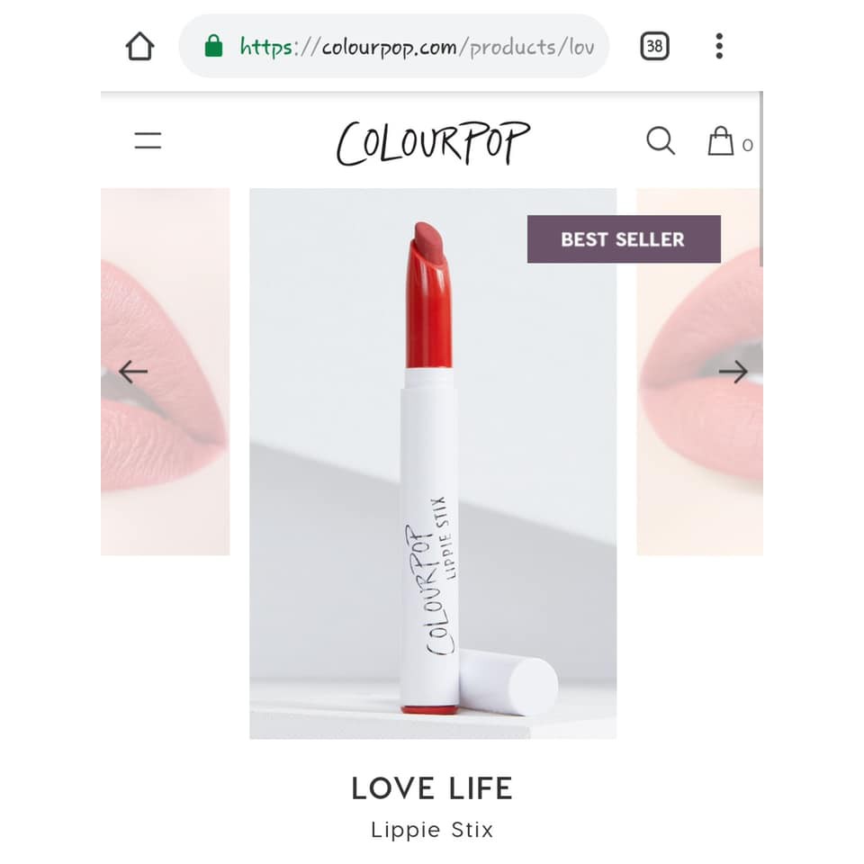 Colourpop Love Life Lippie Stix