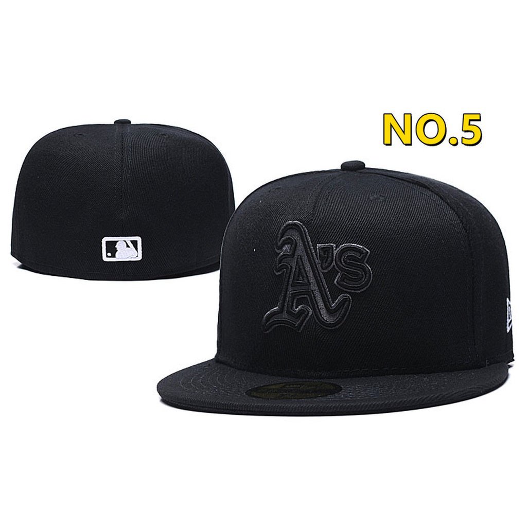 Mũ Lưỡi Trai Kèm Vành Phẳng Có Thể Điều Chỉnh Được Phong Cách Bóng Chày MLB Oakland