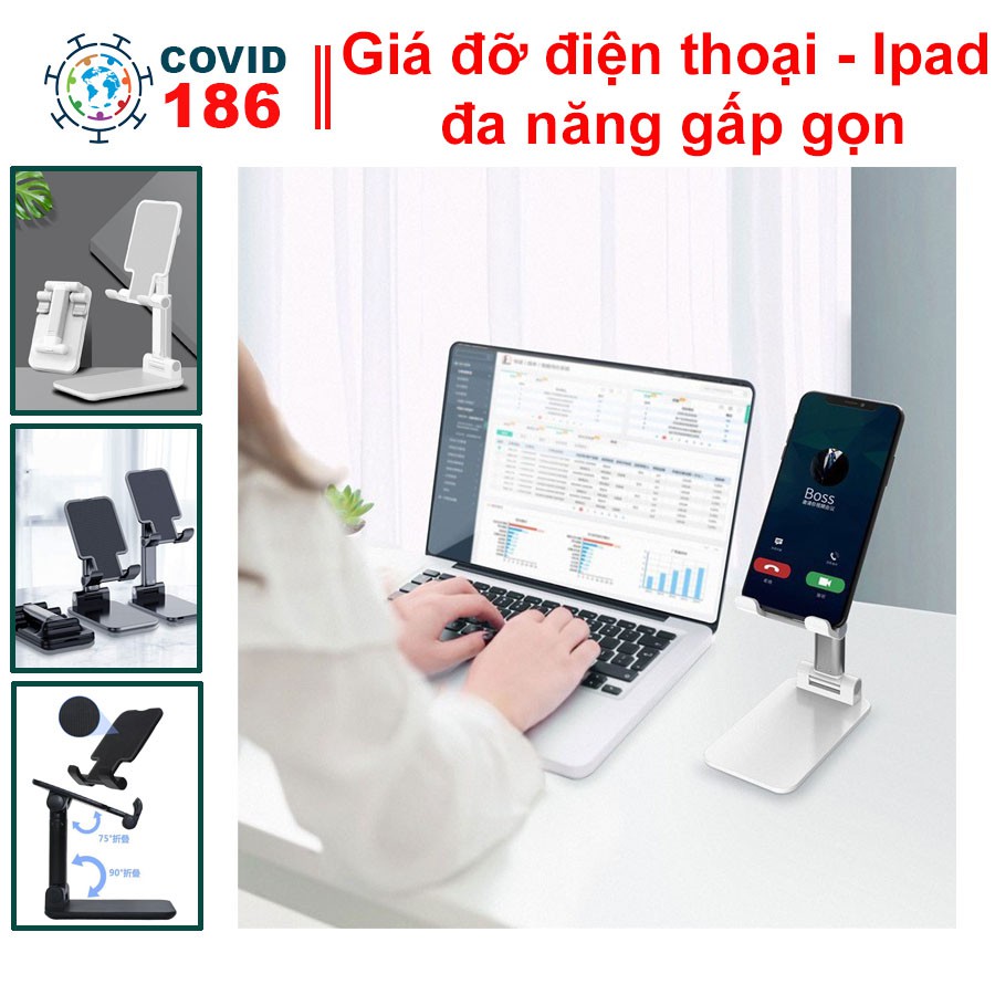 Giá đỡ điện thoại đa năng, iPad để bàn gấp gọn tùy chỉnh, giá đỡ chống tê mỏi tay khi cầm lâu | BigBuy360 - bigbuy360.vn