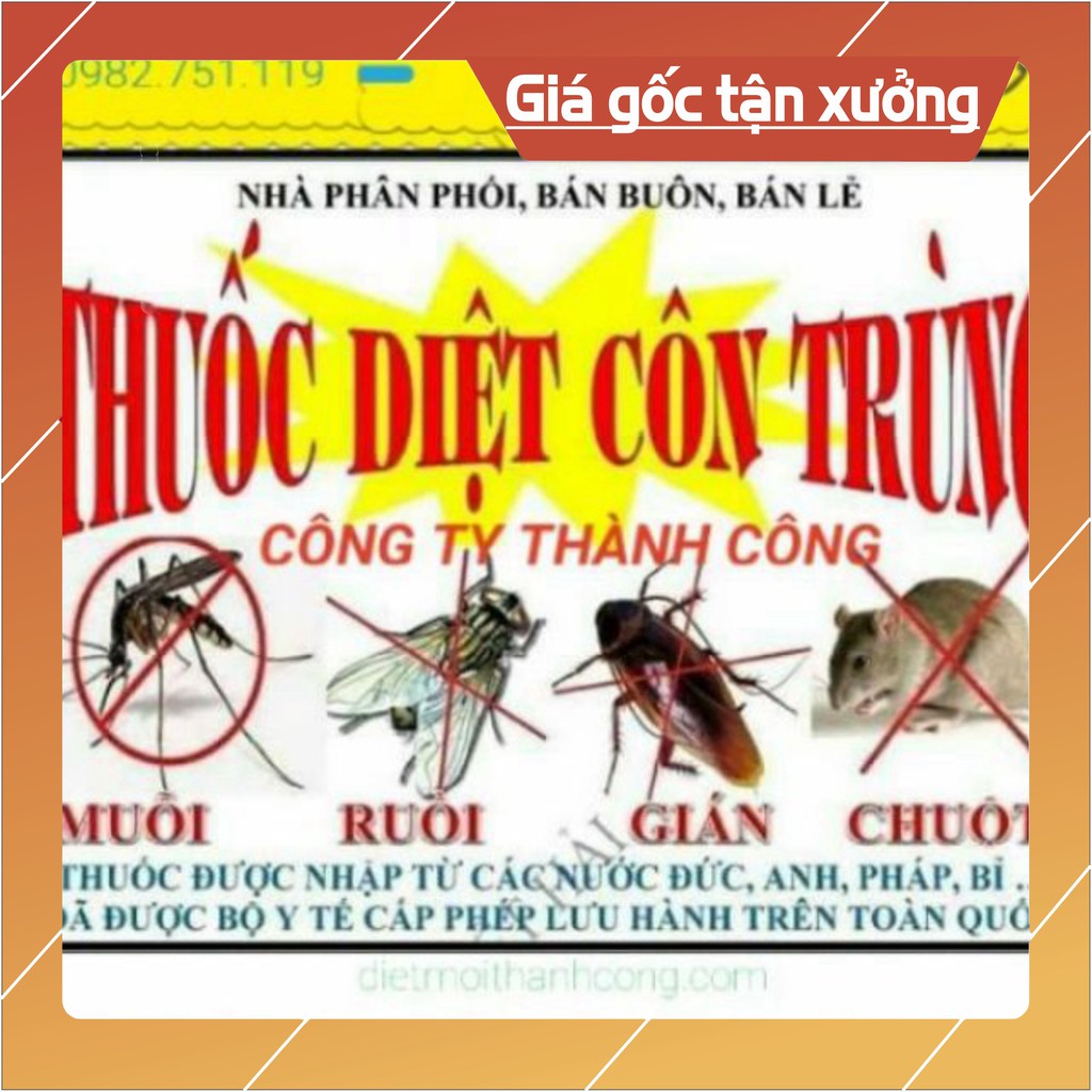 Bán (Mua 10gói tặng bình xịt)Thuốc diệt muỗi kiến gián ruồi,bọ mạc côn trùng Fendona10SC gói 5ml rất rất đẹp>">