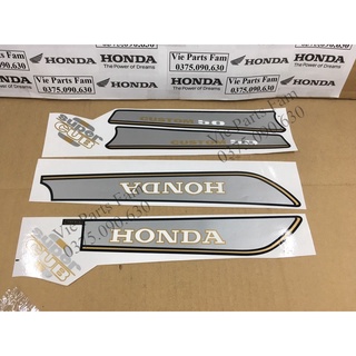 Bộ tem xe máy Honda Custom 50, Custom 70, Custom 90 (Cub 92)