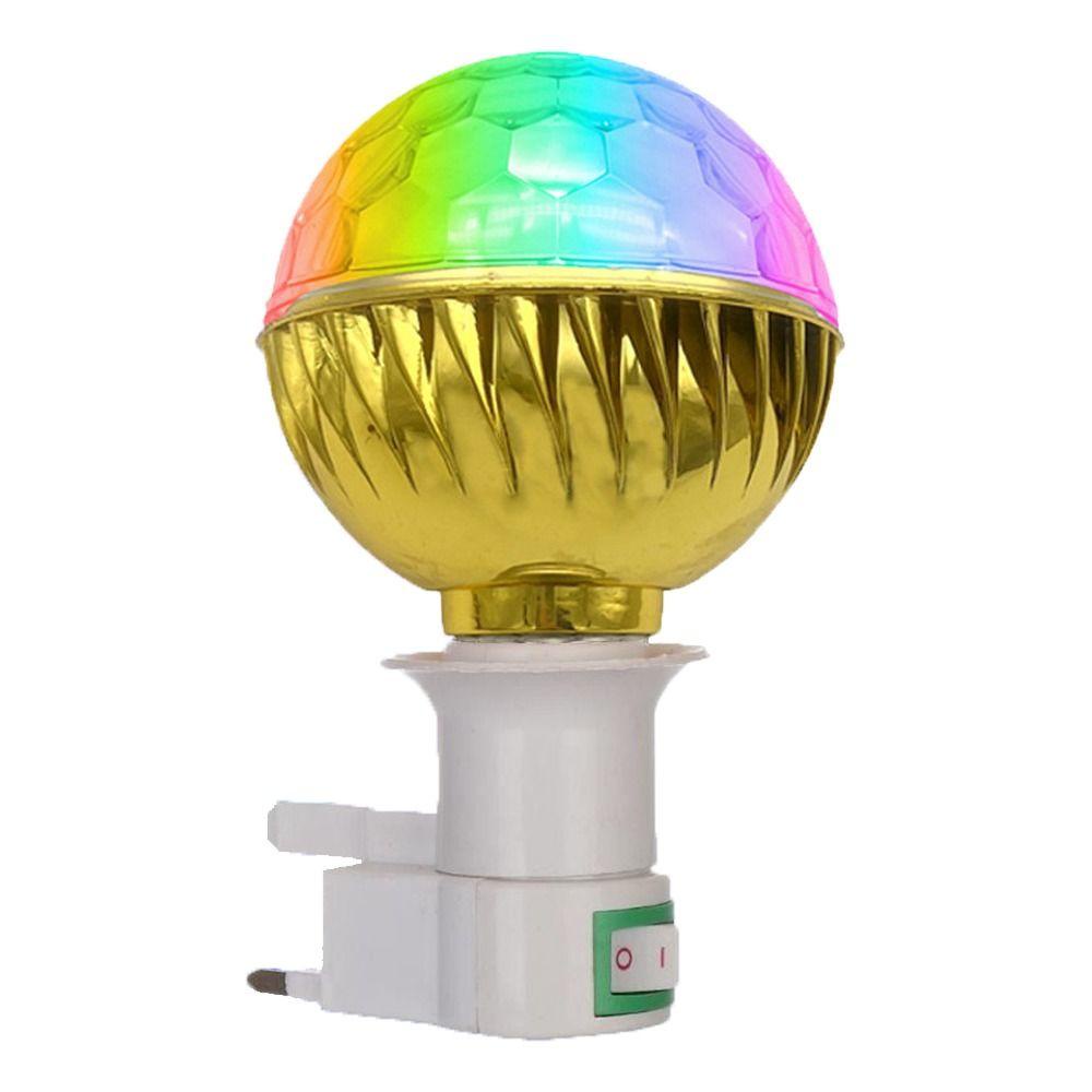 GOGOUP Bóng Đèn Pha Lê Xoay Được Nhiều Màu Sắc Lãng Mạn