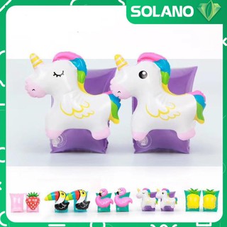 Phao Bơi Cho Bé Tập Bơi SOLANO Phao Tay Cho Bé An Toàn Hình Kỳ Lân - Ngựa 1 Sừng (Unicorn) SS-001189