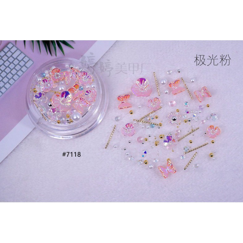 Hũ charm trang trí móng mẫu mới