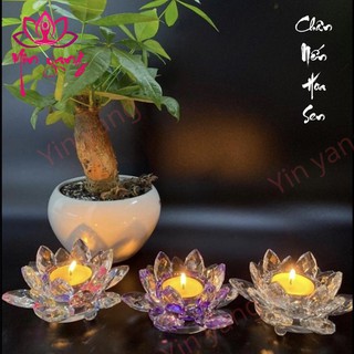 Chân Nến Hoa Sen- Cốc Nến Thờ Cúng Cao Cấp- Yinyang Shop