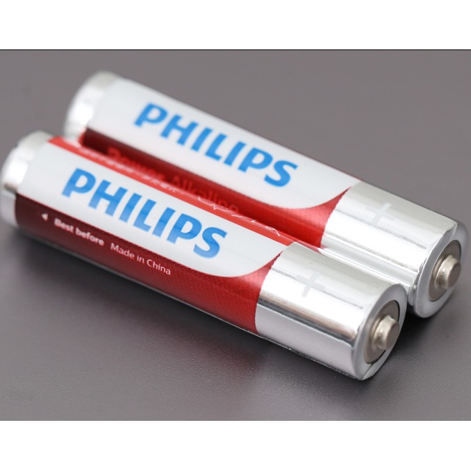 Vĩ 2 viên pin 2A, 3A Alkaline Philips