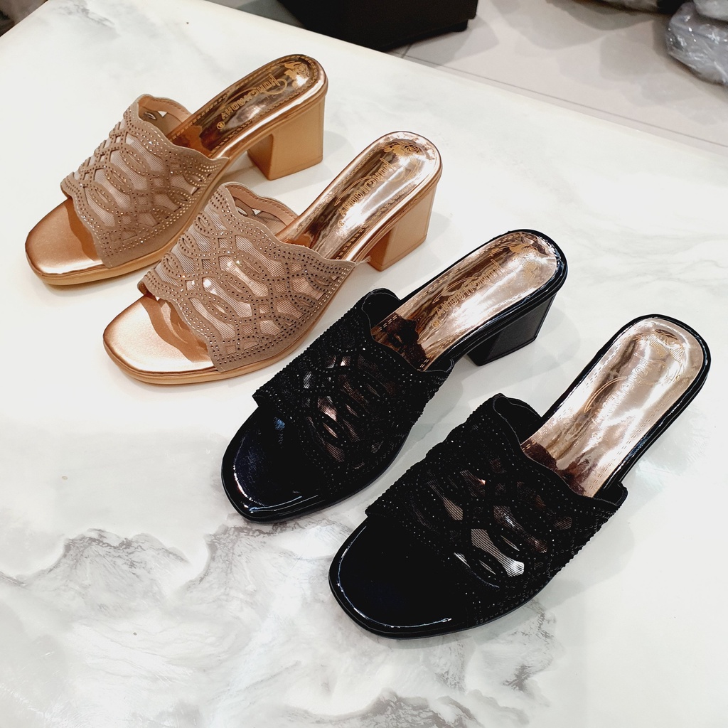 Dép Trung Niên Quai Ngang - Dép Đi Tiệc  Hàng Nhập Khẩu Cao Cấp 9708 9105 9109