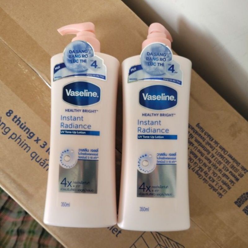 Sữa Dưỡng Thể Trắng Da Tức Thì Vaseline Instant Radiance 350ml