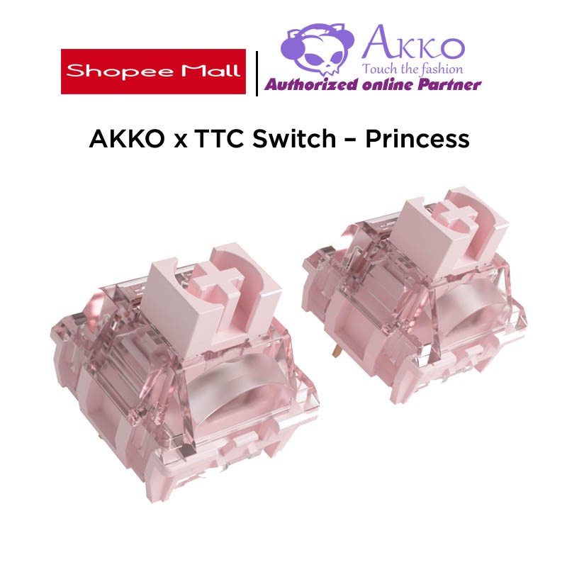 Bộ switch AKKO x TTC Switch – Princess (10 switch)